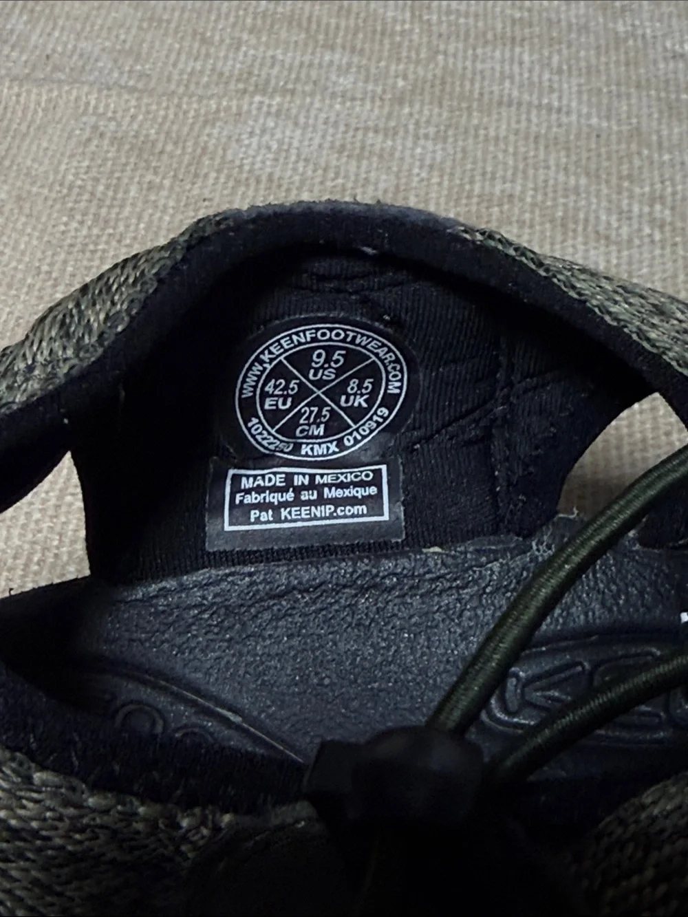 Keen Olive Green and Black Men's Sport Sandals